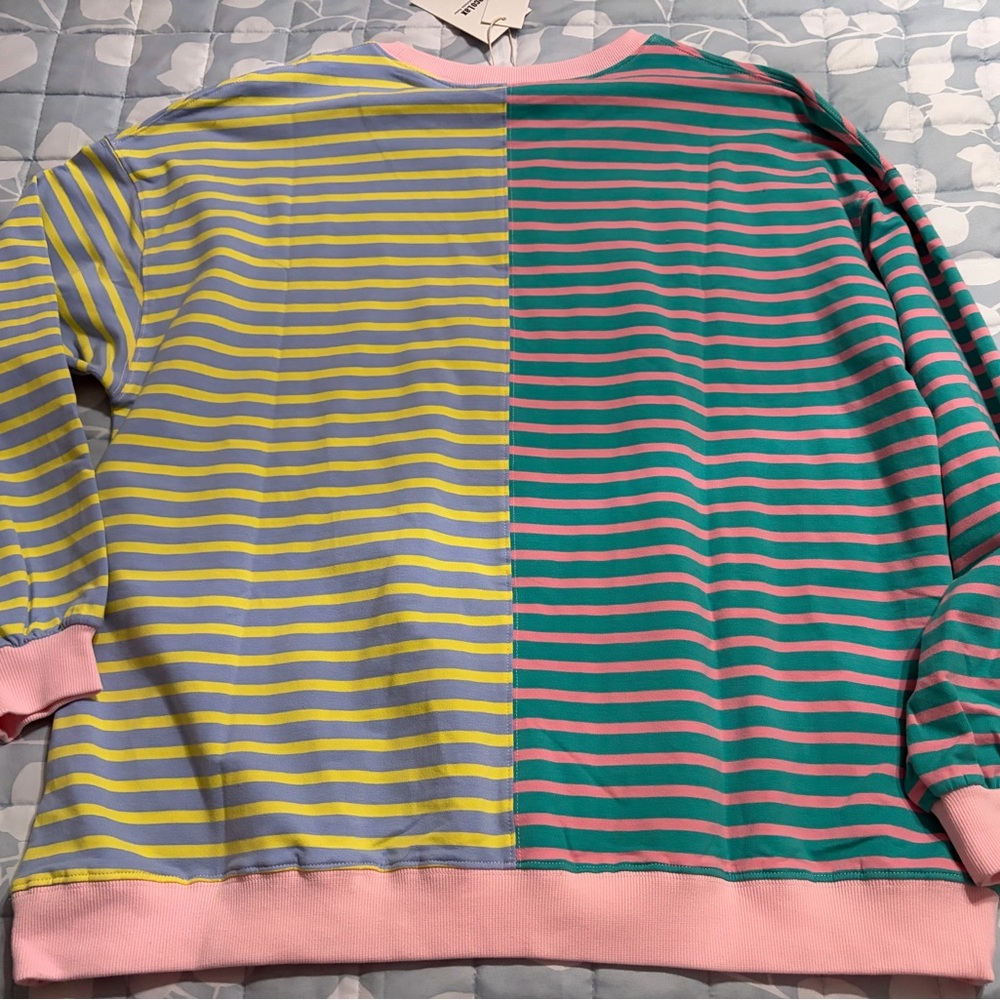 Colorful Striped Sweatshirt - Picture 4 of 4